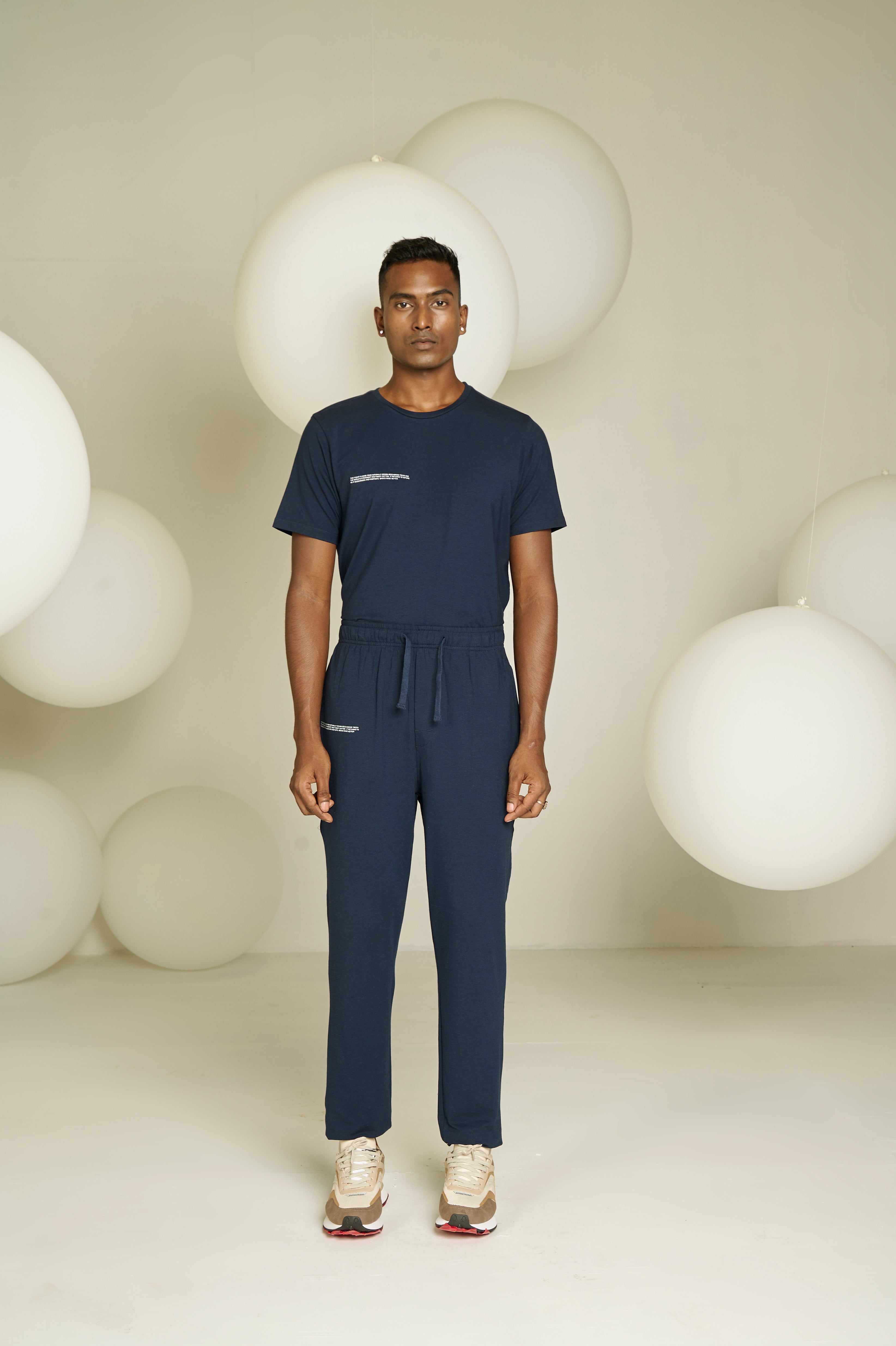 MEN'S PYJAMA PACK OF 2 - RUM RAISIN & NAVY