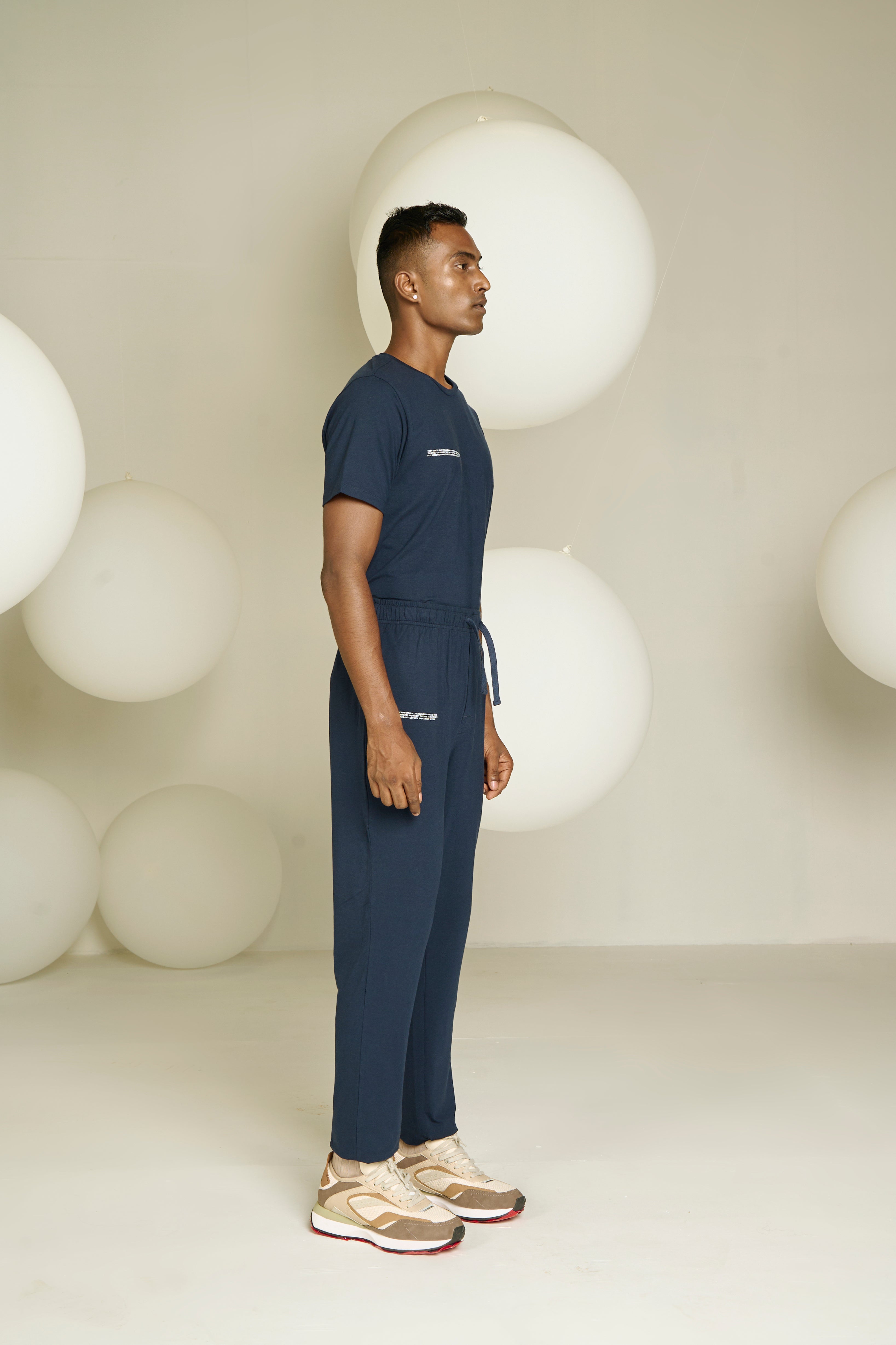 MEN'S PYJAMA PACK OF 2 - RUM RAISIN & NAVY