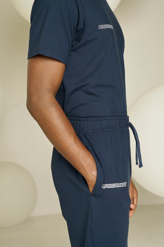 MEN'S PYJAMA PACK OF 2 - RUM RAISIN & NAVY