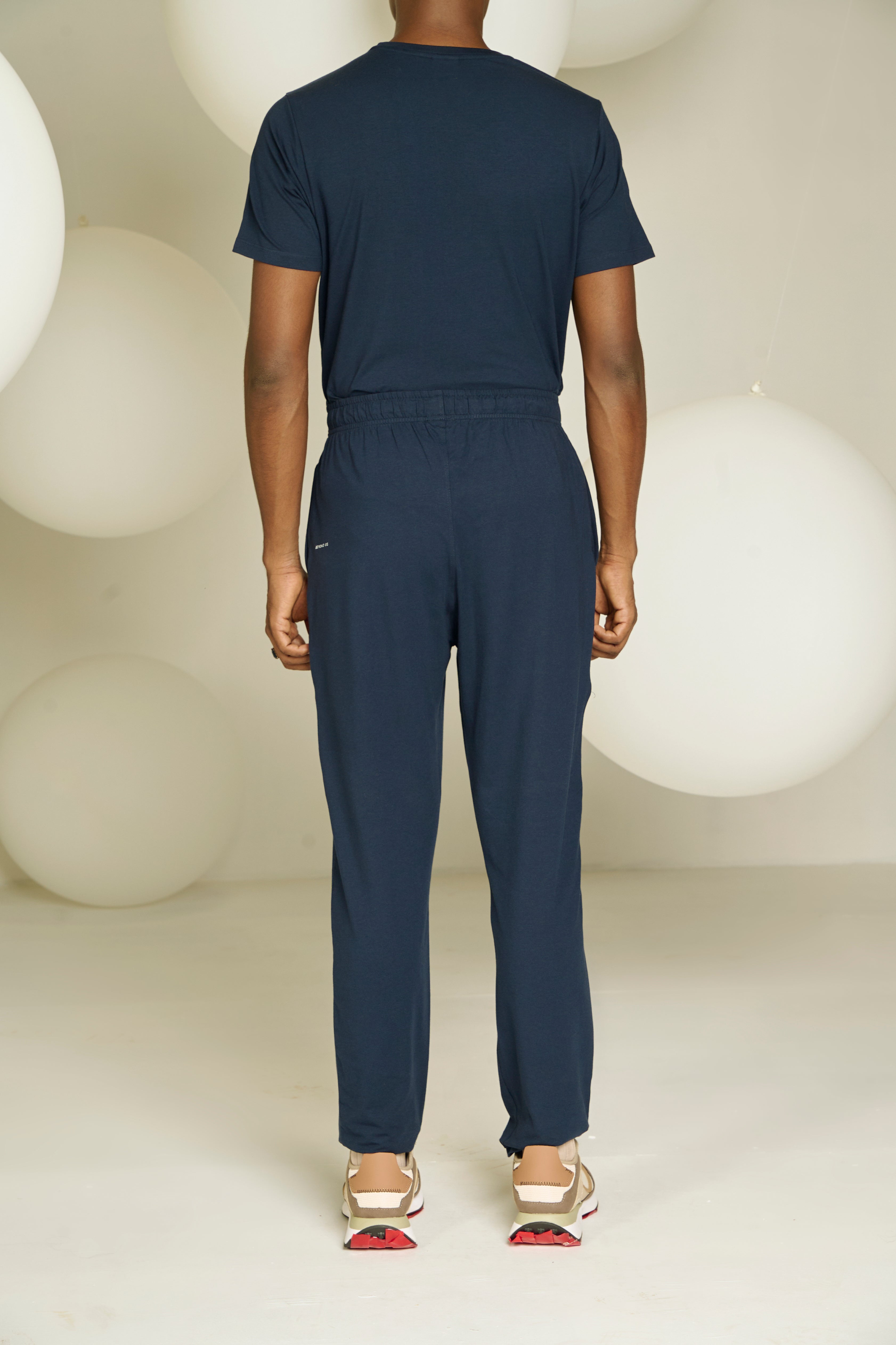 MEN'S PYJAMA PACK OF 2 - RUM RAISIN & NAVY