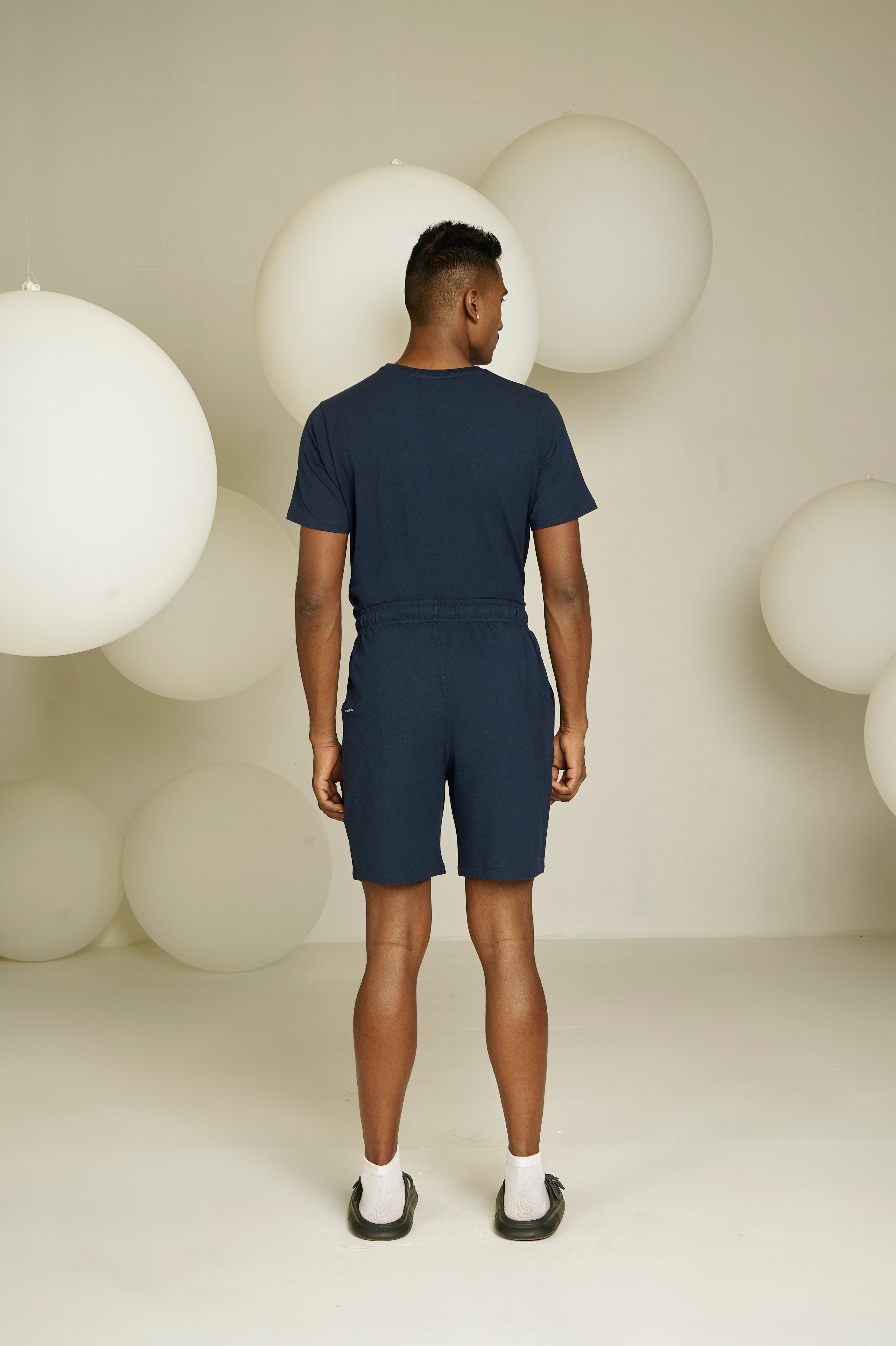 MEN'S SHORT'S PACK OF 2 - NAVY & RUM RAISIN