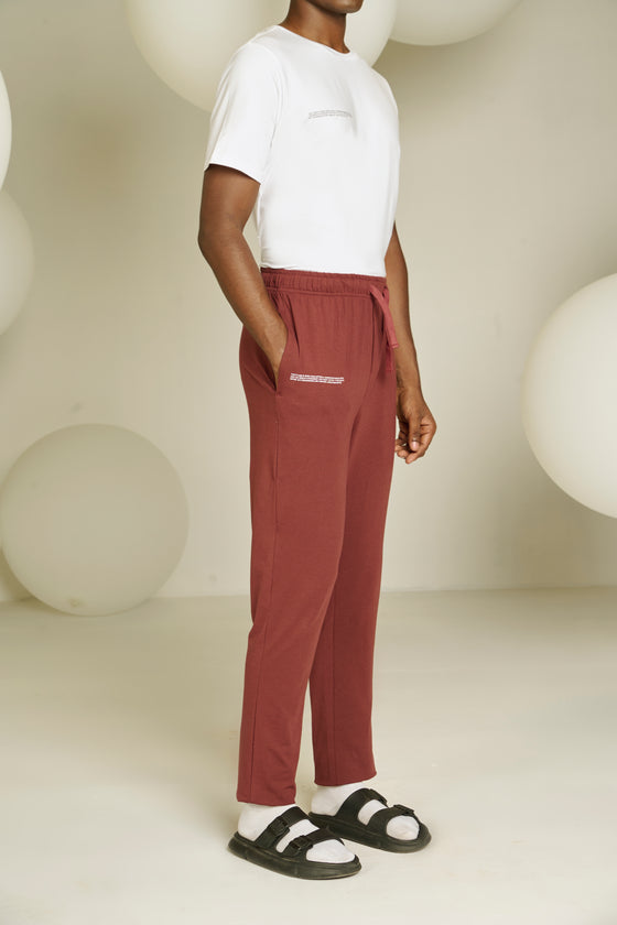 MEN'S PYJAMA PACK OF 2 - BLACK & RUM RAISIN