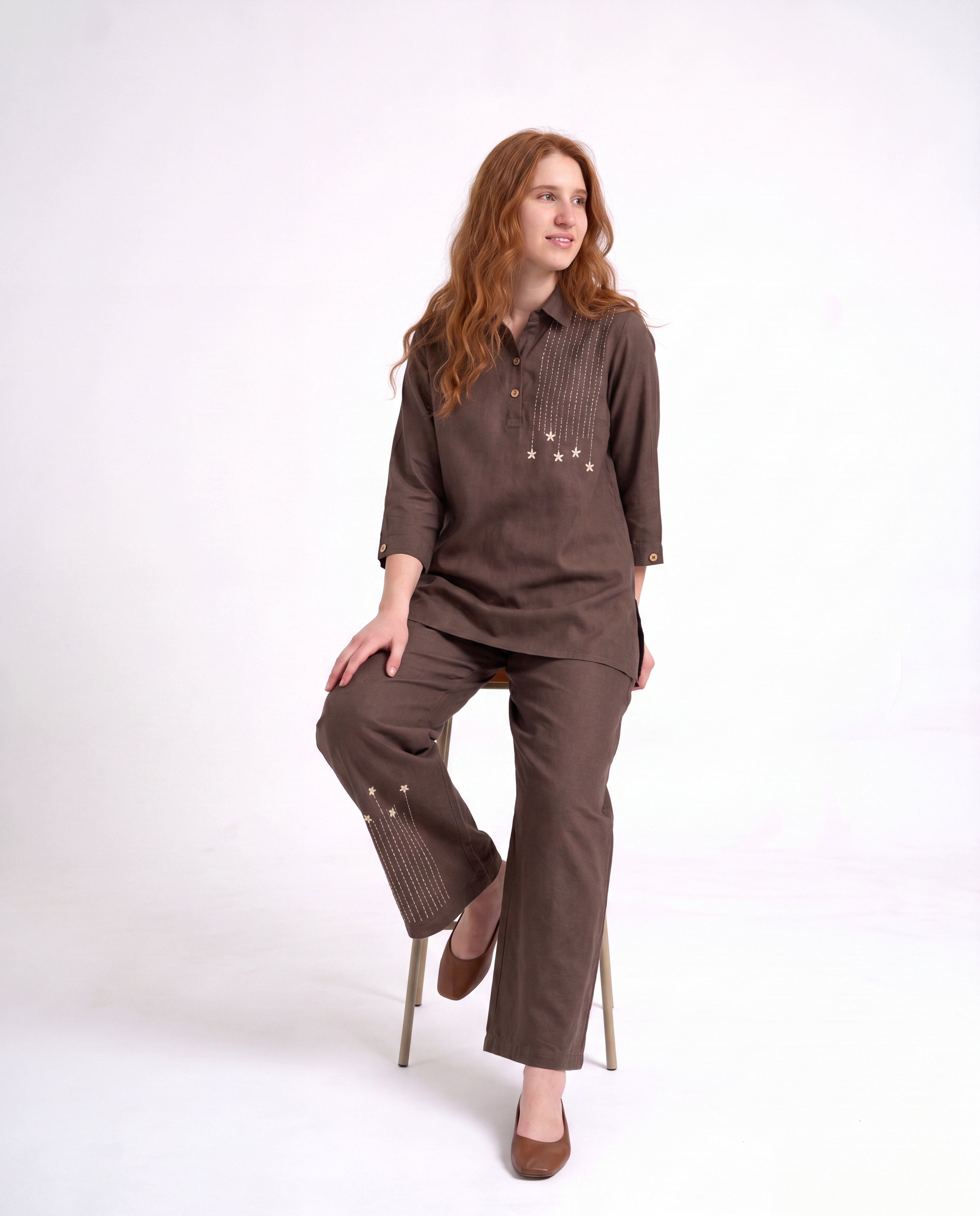 Earth-Pant & Kurta Coord